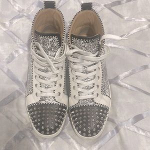 Christian louboutin shoe, a couple of scuff marks on the shoe but still wearable